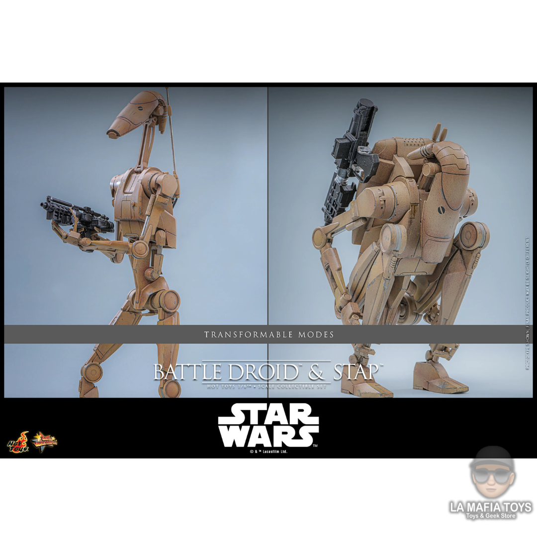 Hot Toys Battle Droid & STAP Star Wars