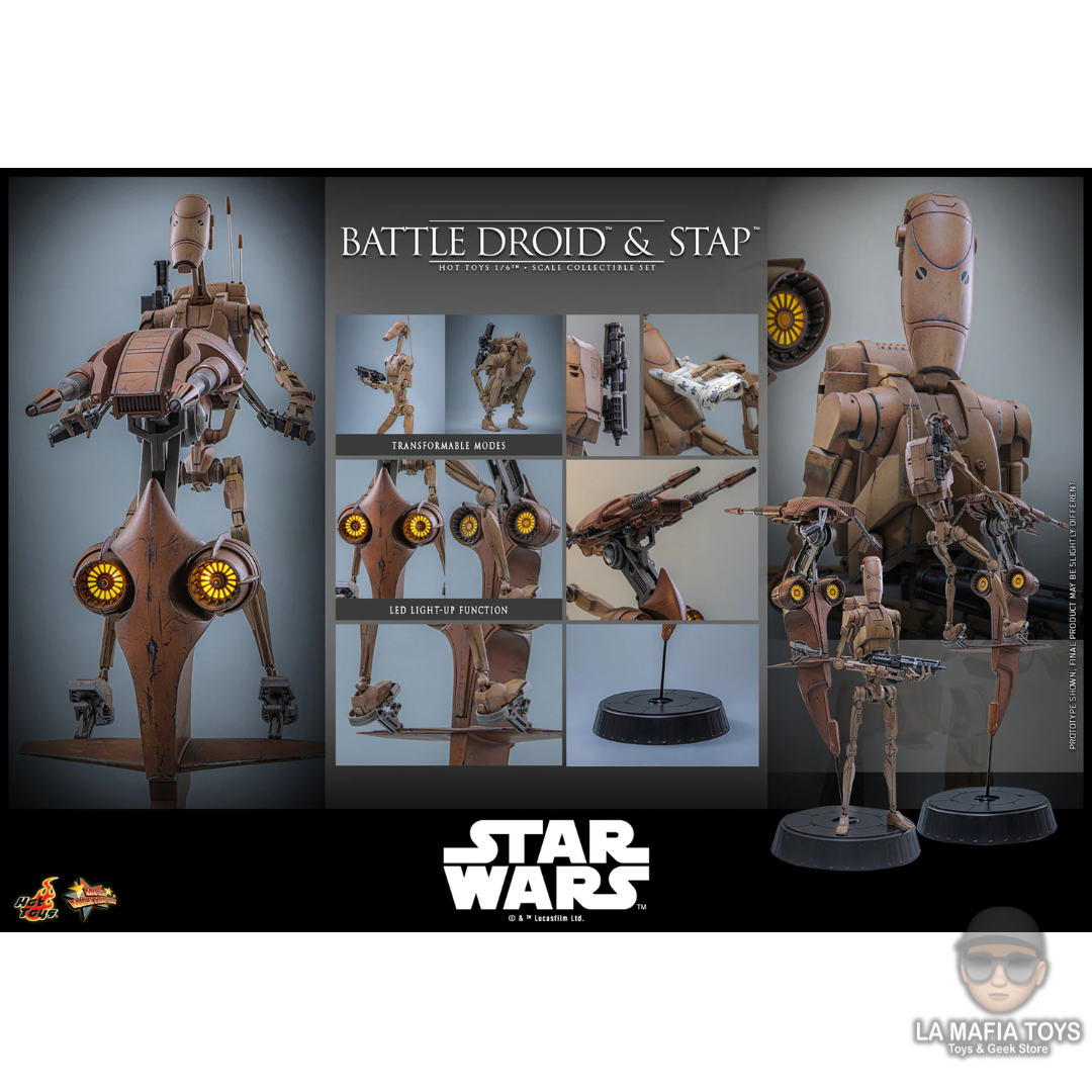 Hot Toys Battle Droid & STAP Star Wars