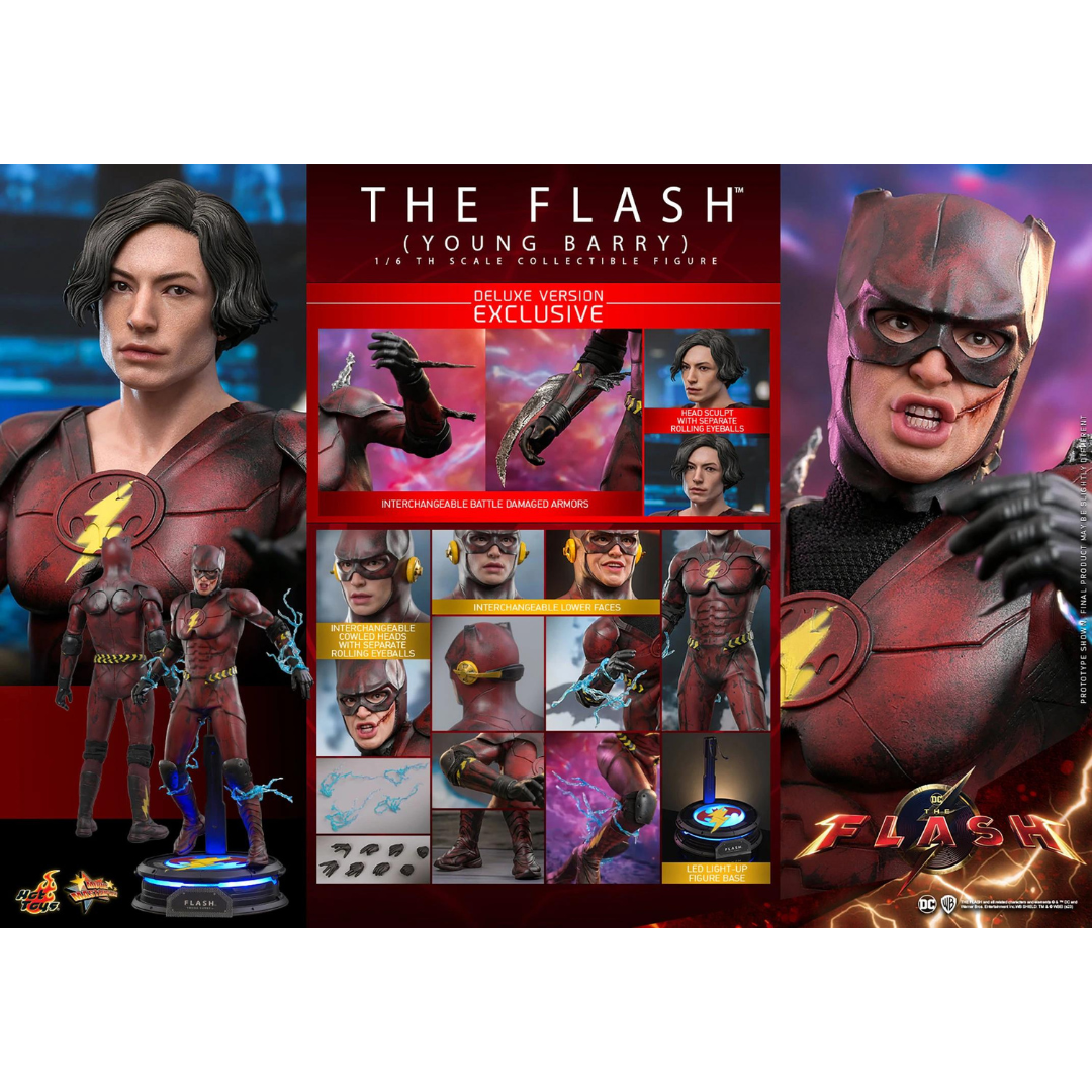 Sideshow Flash Young Barry Deluxe Hot Toys Figure