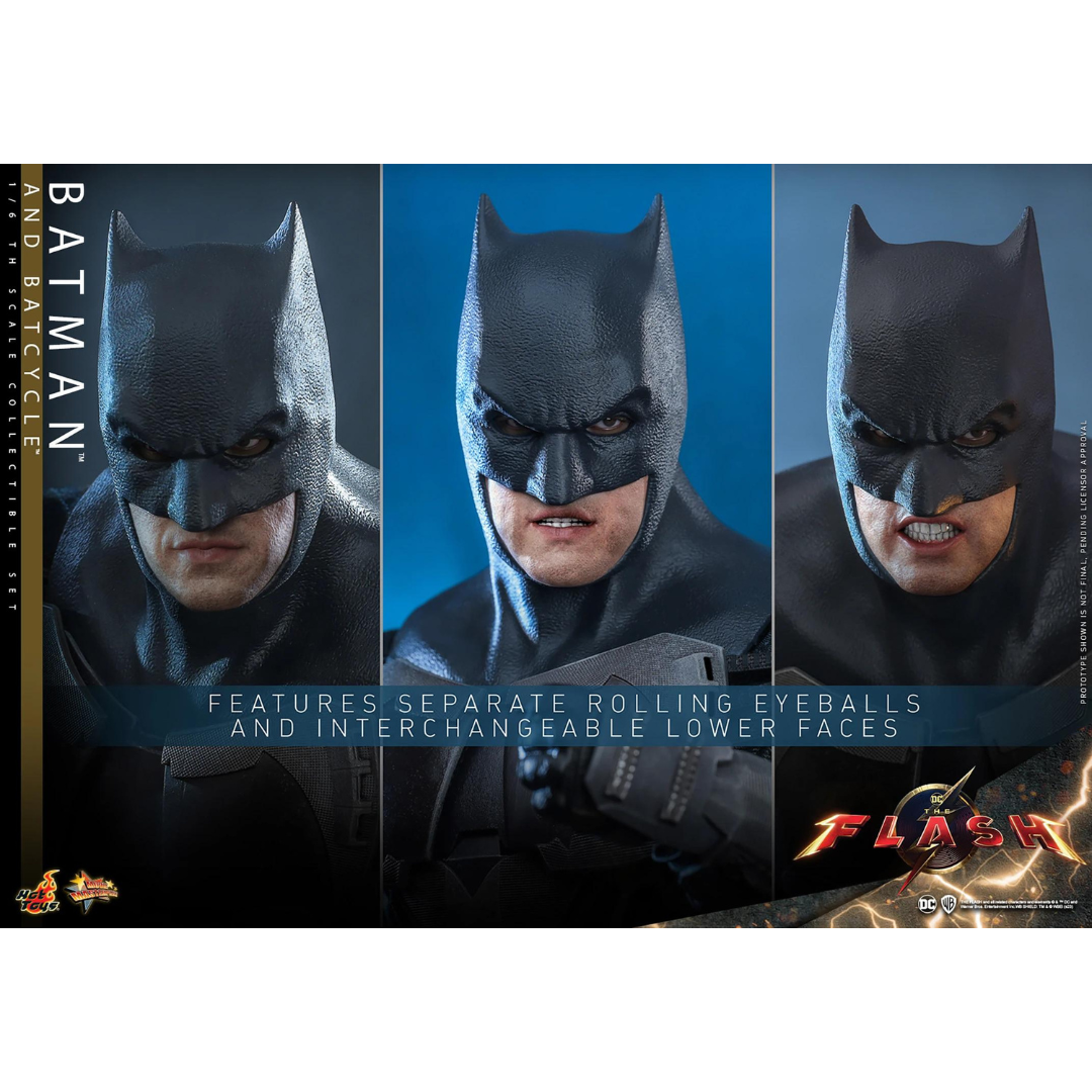 Flash Sideshow Batman Hot toys Batcycle DC