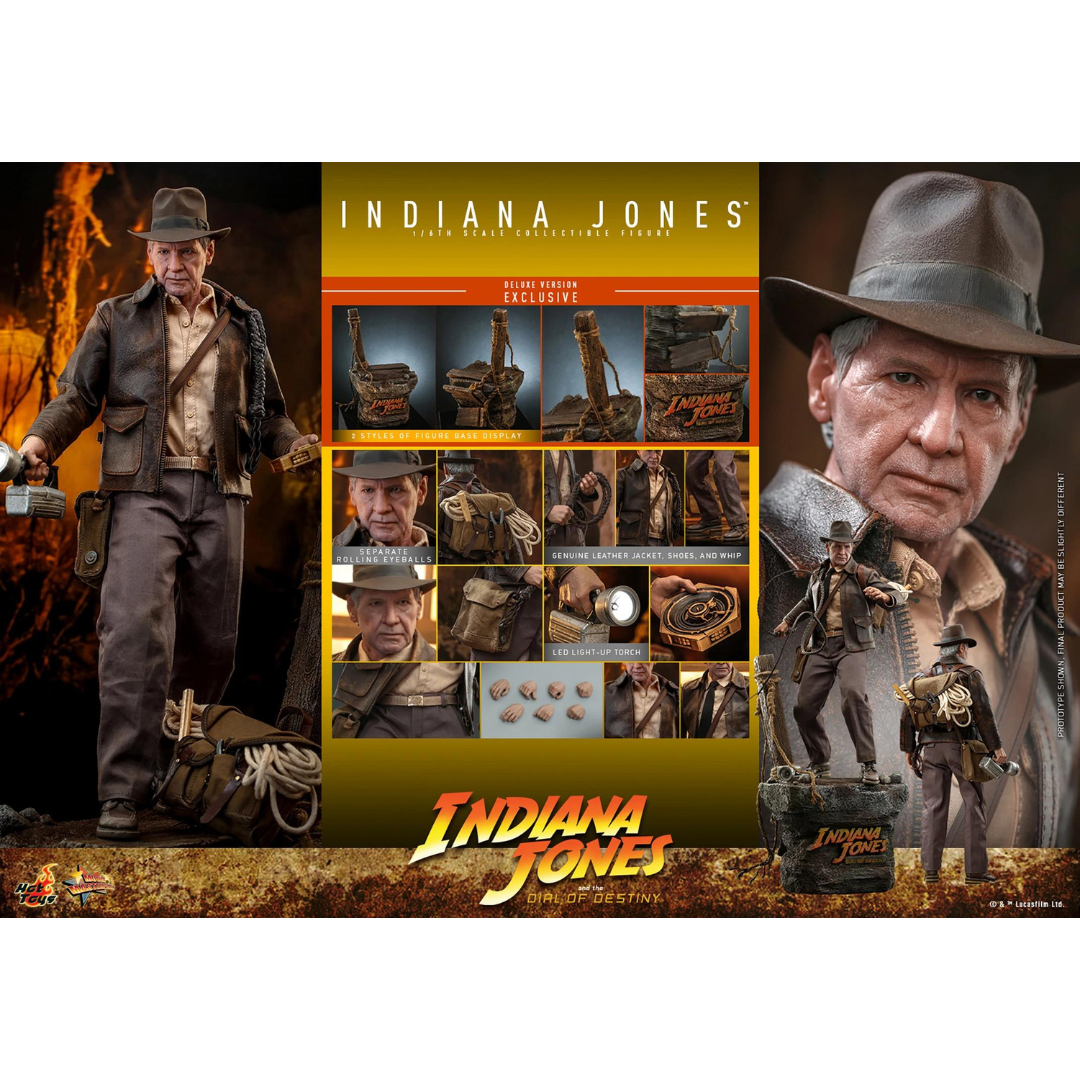 Indiana Jones Deluxe Version Hot Toys Figure Sideshow 