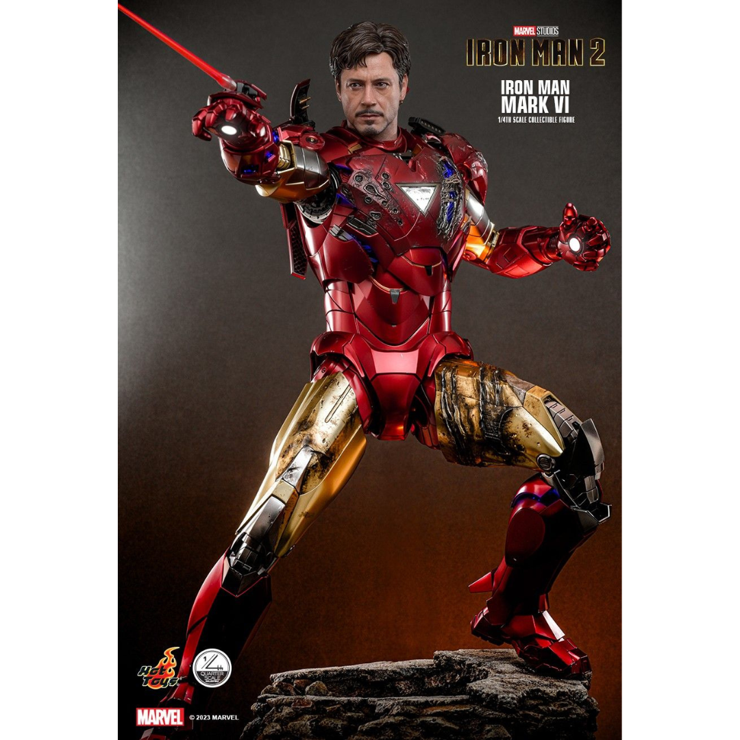Iron Man 2 Hot Toys Mark VI Marvel Sideshow