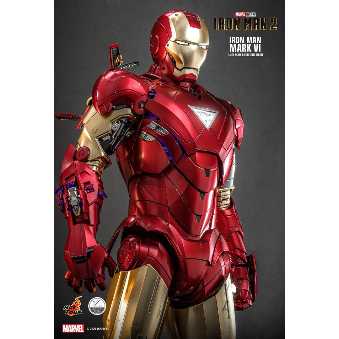 Marvel Hot Toys Iron Man 2 Mark VI Sideshow