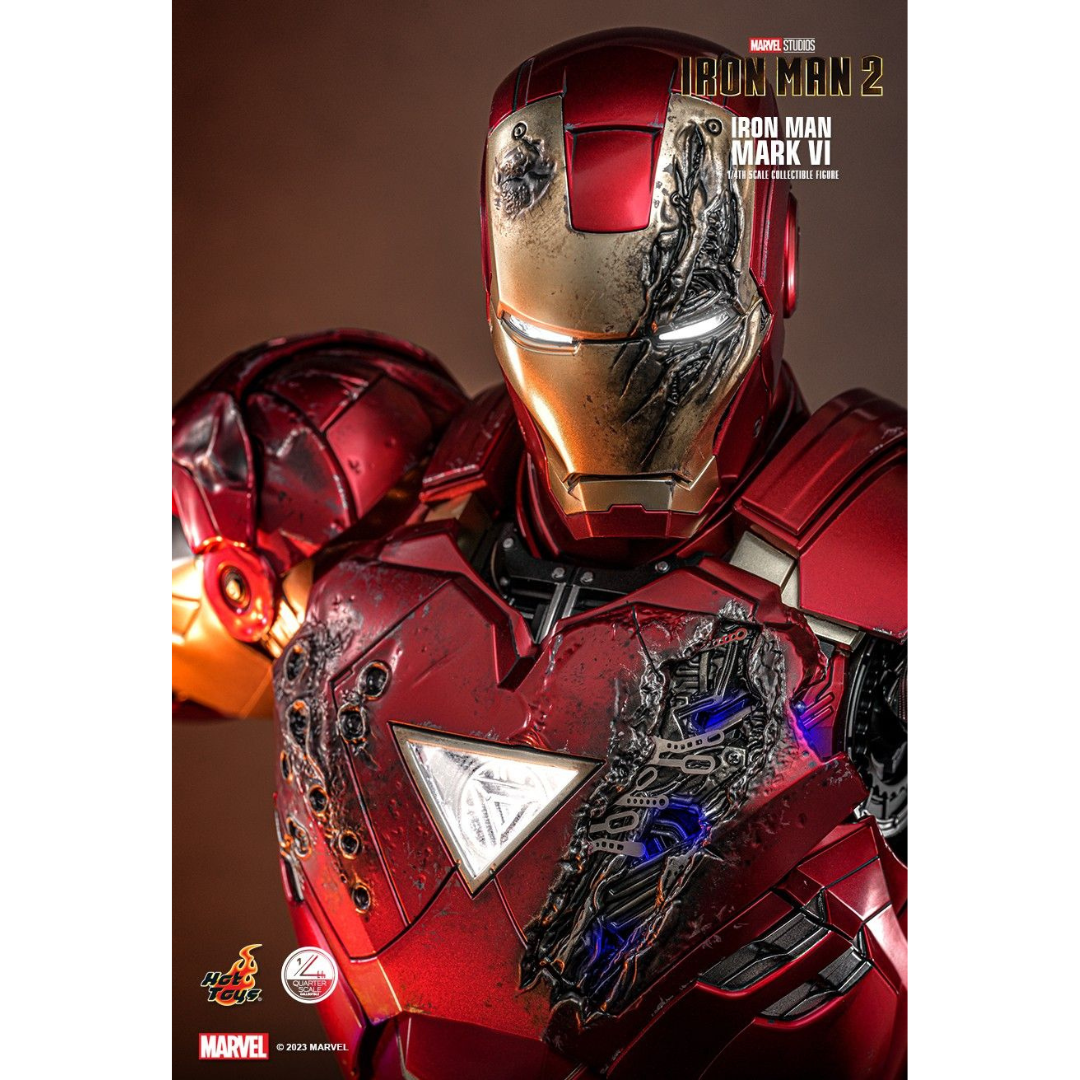 Figure Sideshow Hot Toys Marvel Mark VI Iron Man 