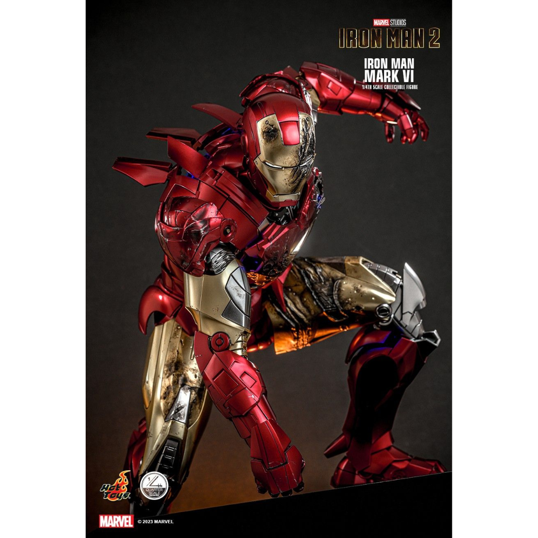 Hot Toys Marvel Iron Man 2 Sideshow Mark VI
