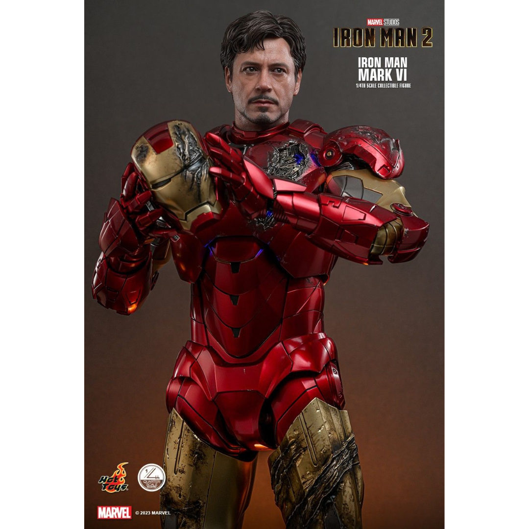 Iron Man 2 Sideshow Mark VI Hot Toys Marvel