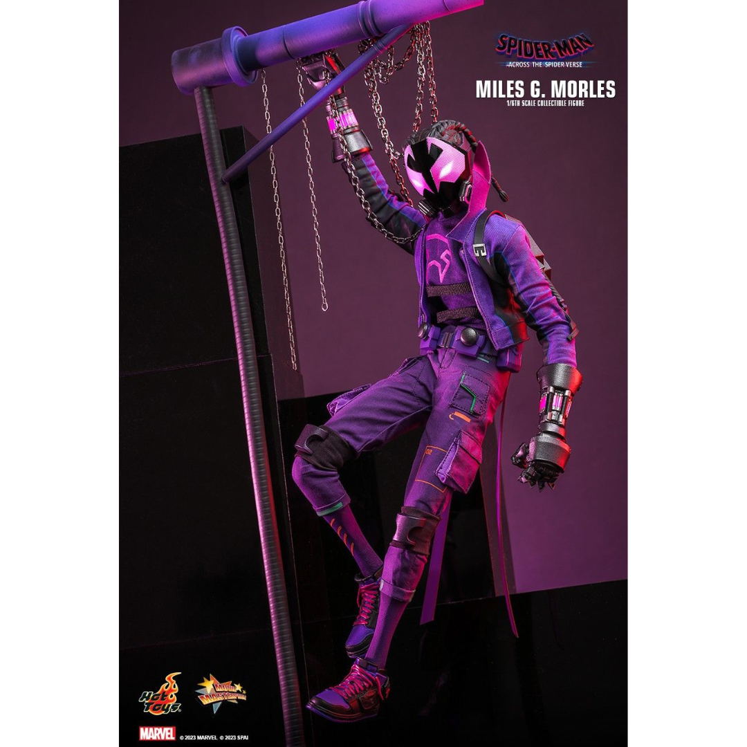 Hot Toys Spider Across The Verse Sideshow Marvel Miles Morales