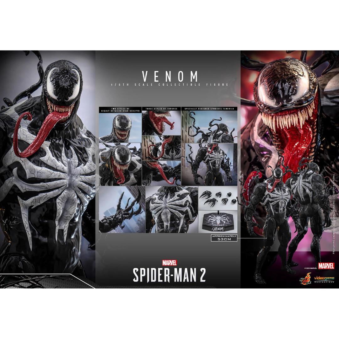 Venom Spider Man 2 Marvel Hot Toys Sideshow Figure 
