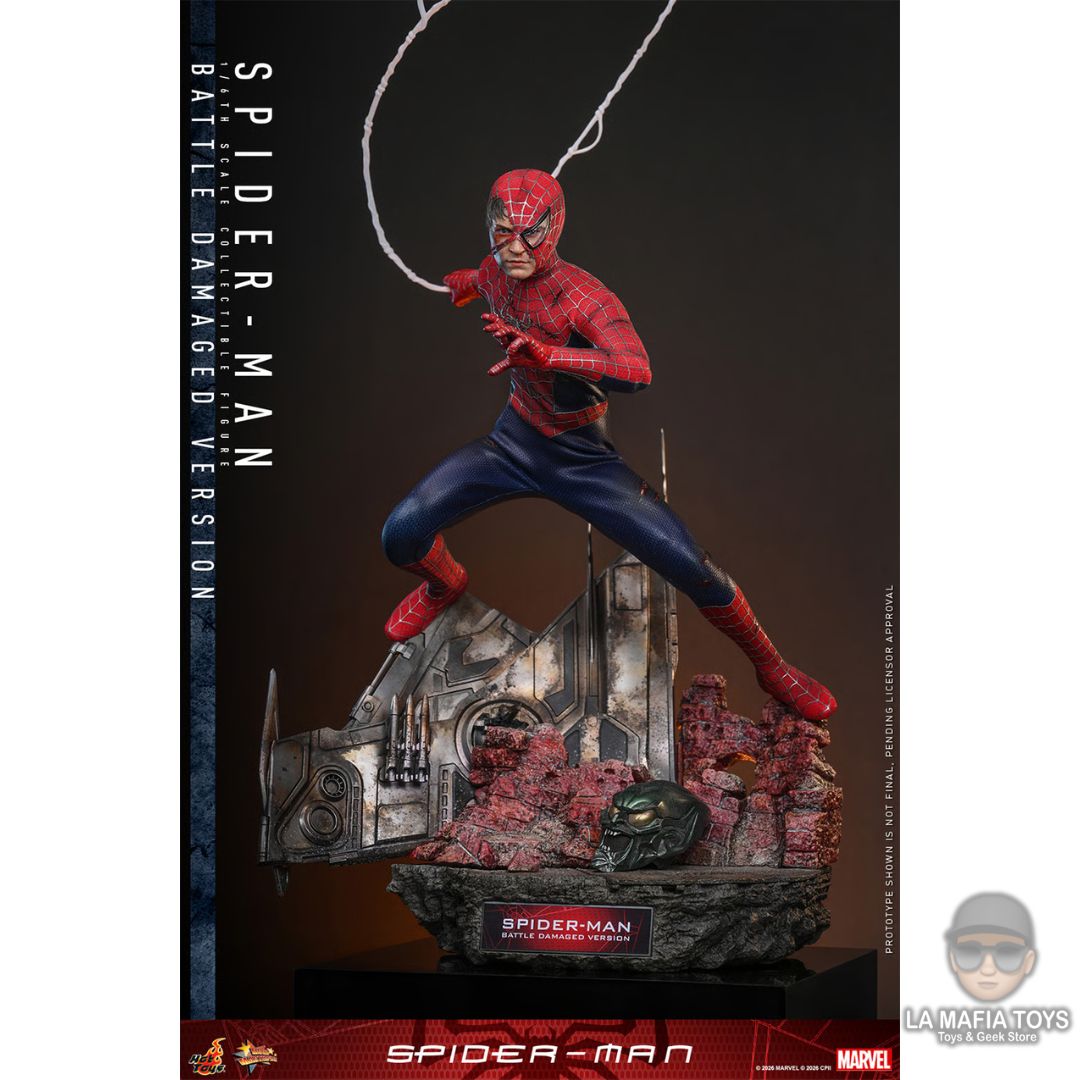 Hot Toys Spider-man (BATTLE DAMAGED VERSION)