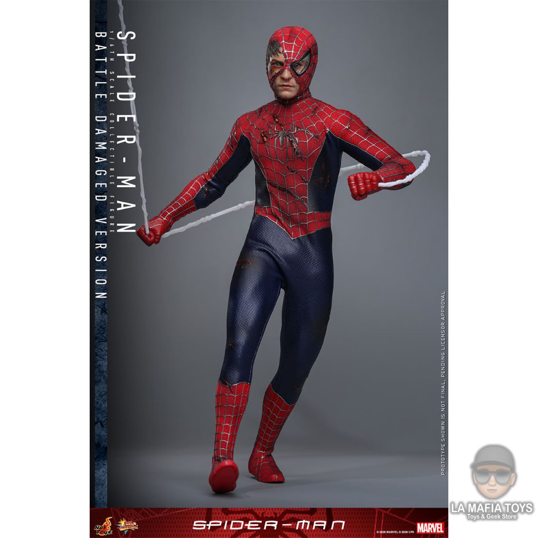 Hot Toys Spider-man (BATTLE DAMAGED VERSION)