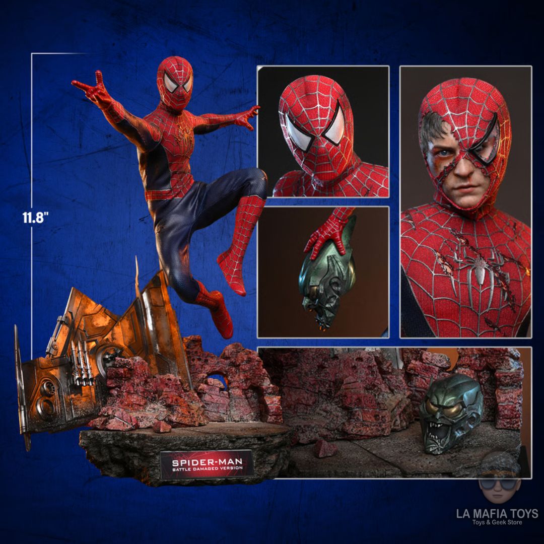 Hot Toys Spider-man (BATTLE DAMAGED VERSION)