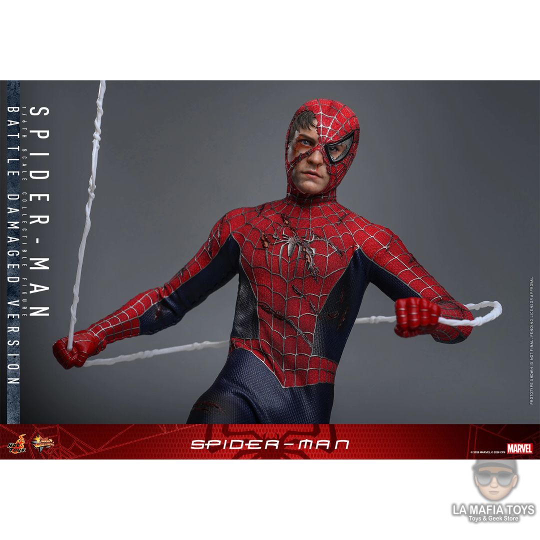 Hot Toys Spider-man (BATTLE DAMAGED VERSION)