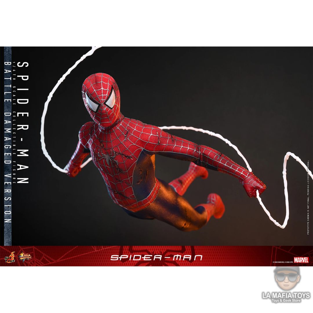 Hot Toys Spider-man (BATTLE DAMAGED VERSION)