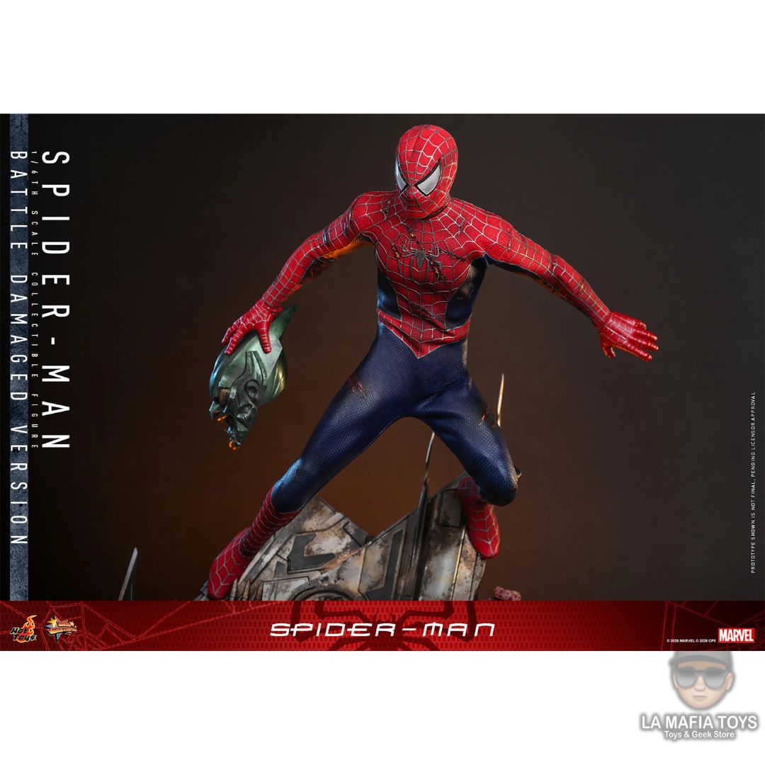 Hot Toys Spider-man (BATTLE DAMAGED VERSION)