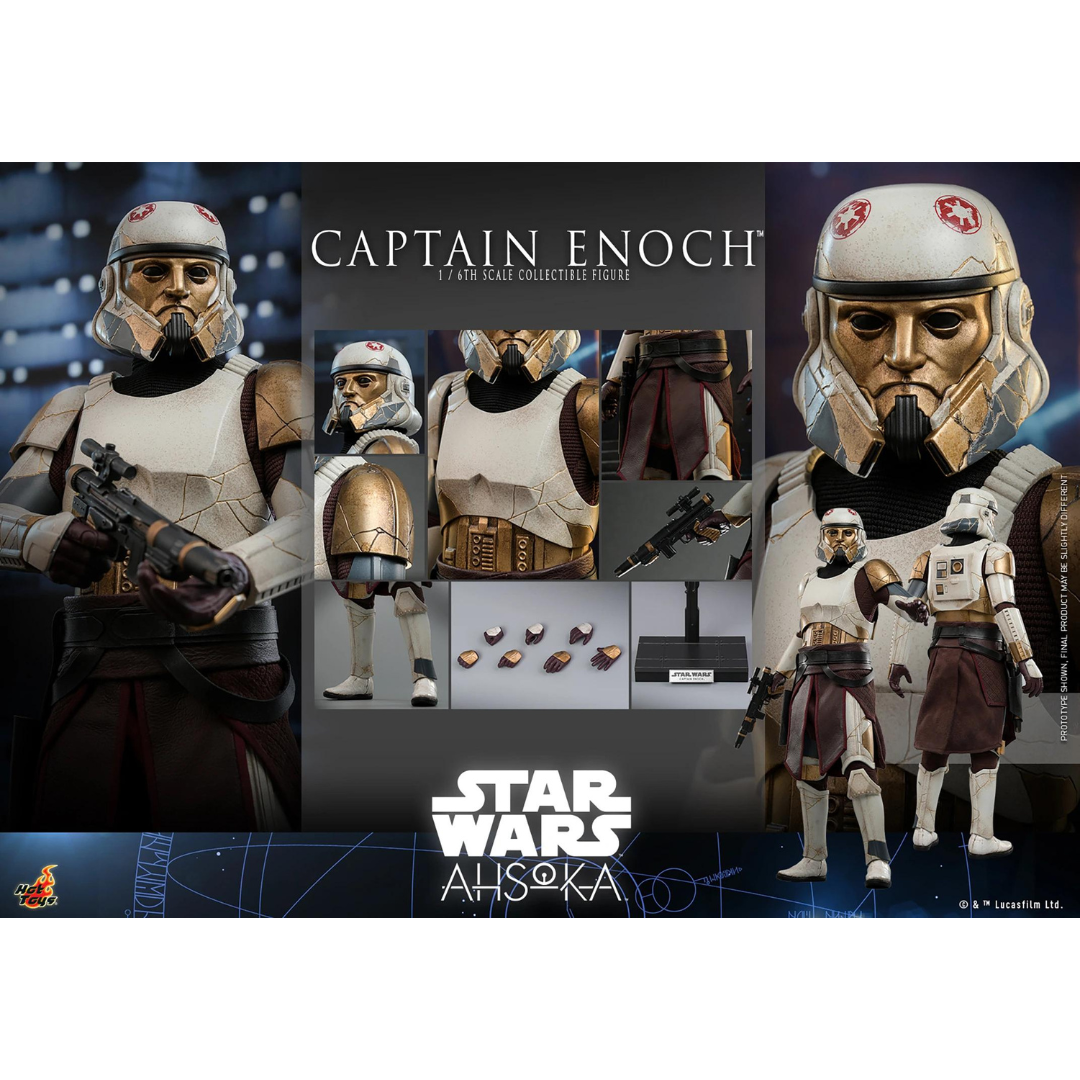 Sideshow Star Wars Ahsoka Captain Enoch Hot Toys Figure