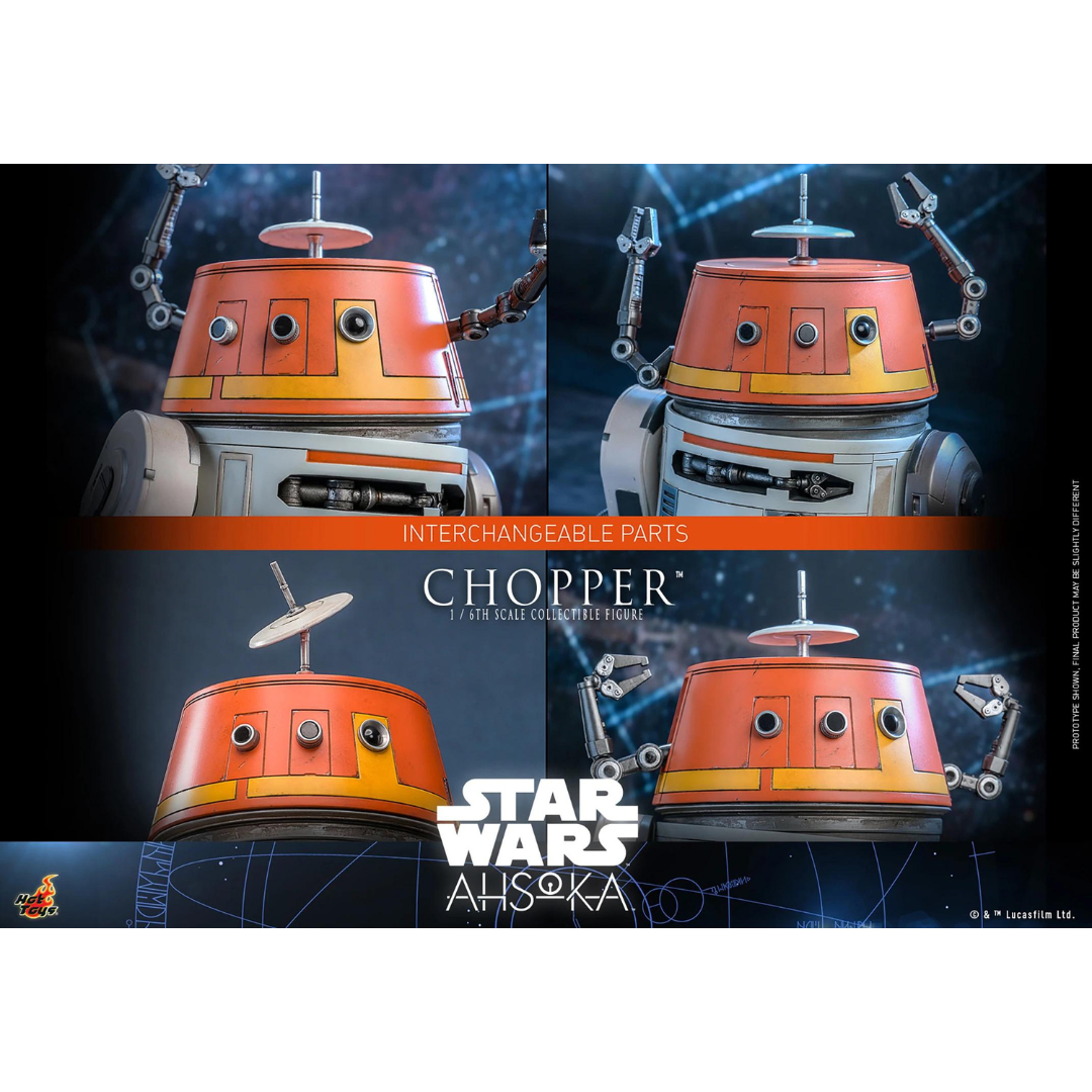 Star Wars Ahsoka Sideshow Chopper Figure Hot Toys