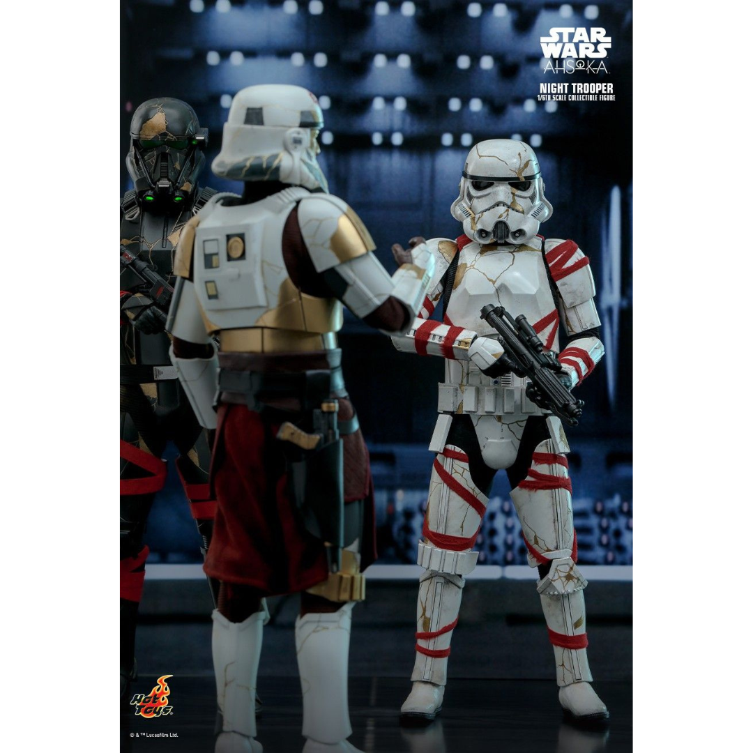 Star Wars Ahsoka Night Trooper Hot Toys Figure Sideshow