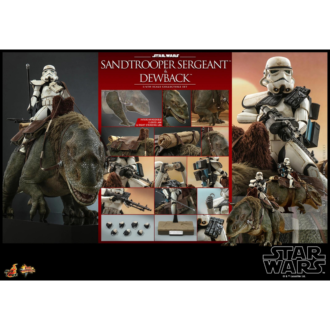 Set 2 Figure Star Wars Hot Toys Sandtrooper sergeant Sideshow