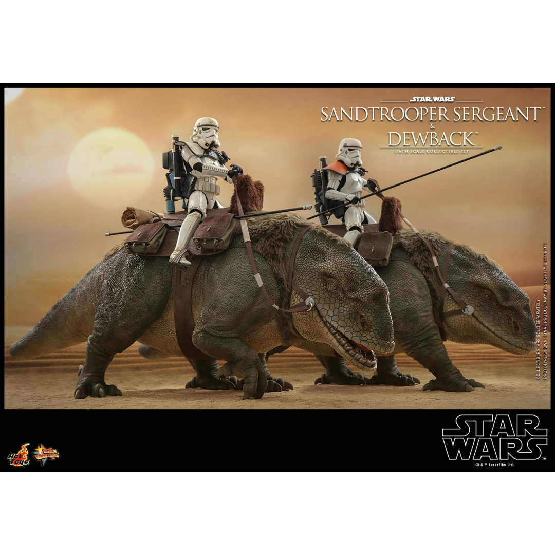 Dewback Star Wars Sandtrooper Sergeant Hot toys  Sideshow