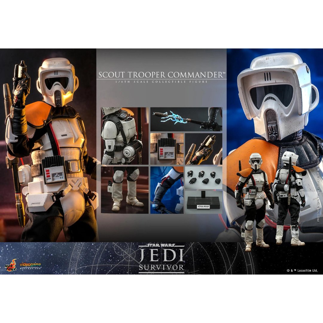 Scout Trooper Commander Star Wars Hot Toys Jedi 