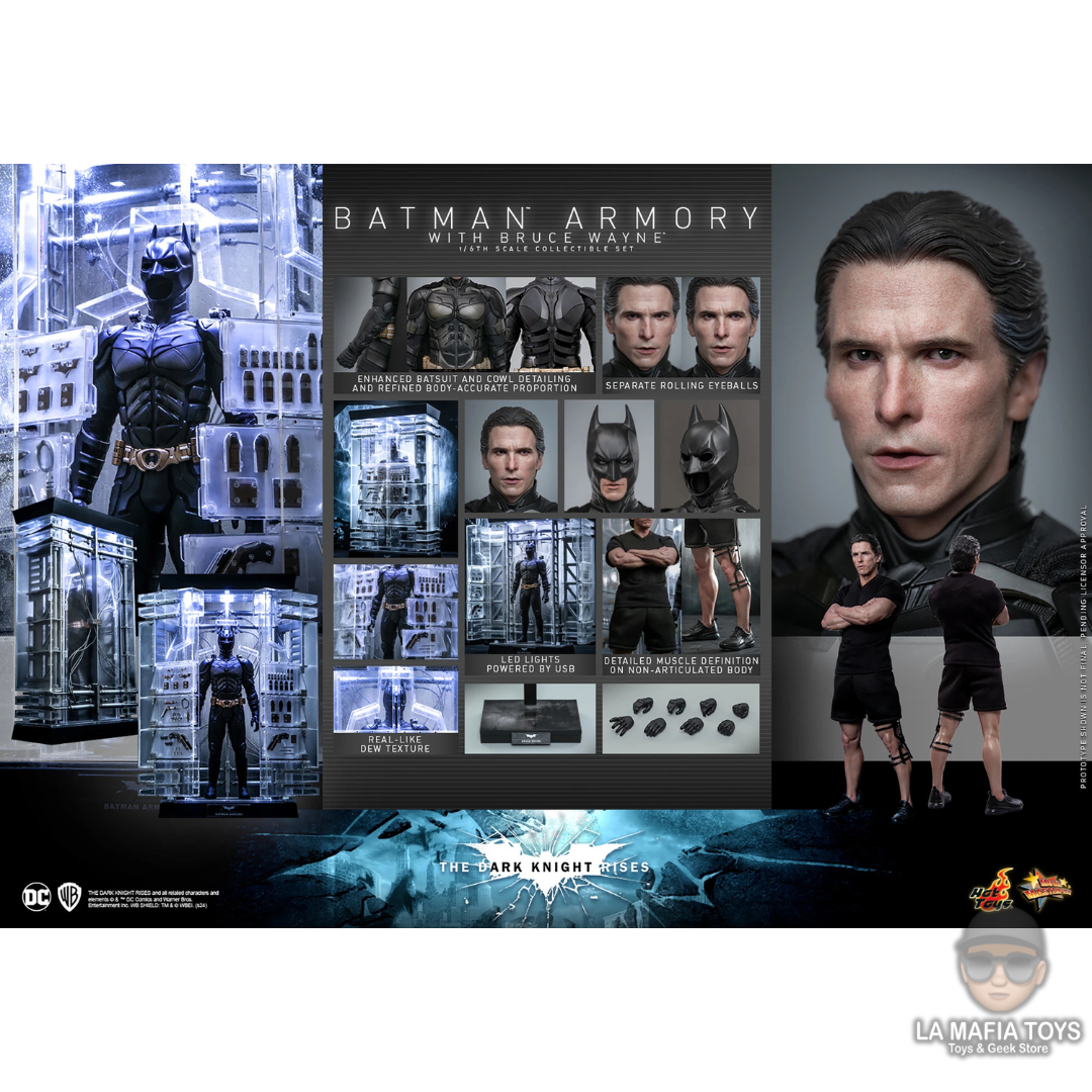 Hot Toys DC Batman Armory With Bruce Wayne