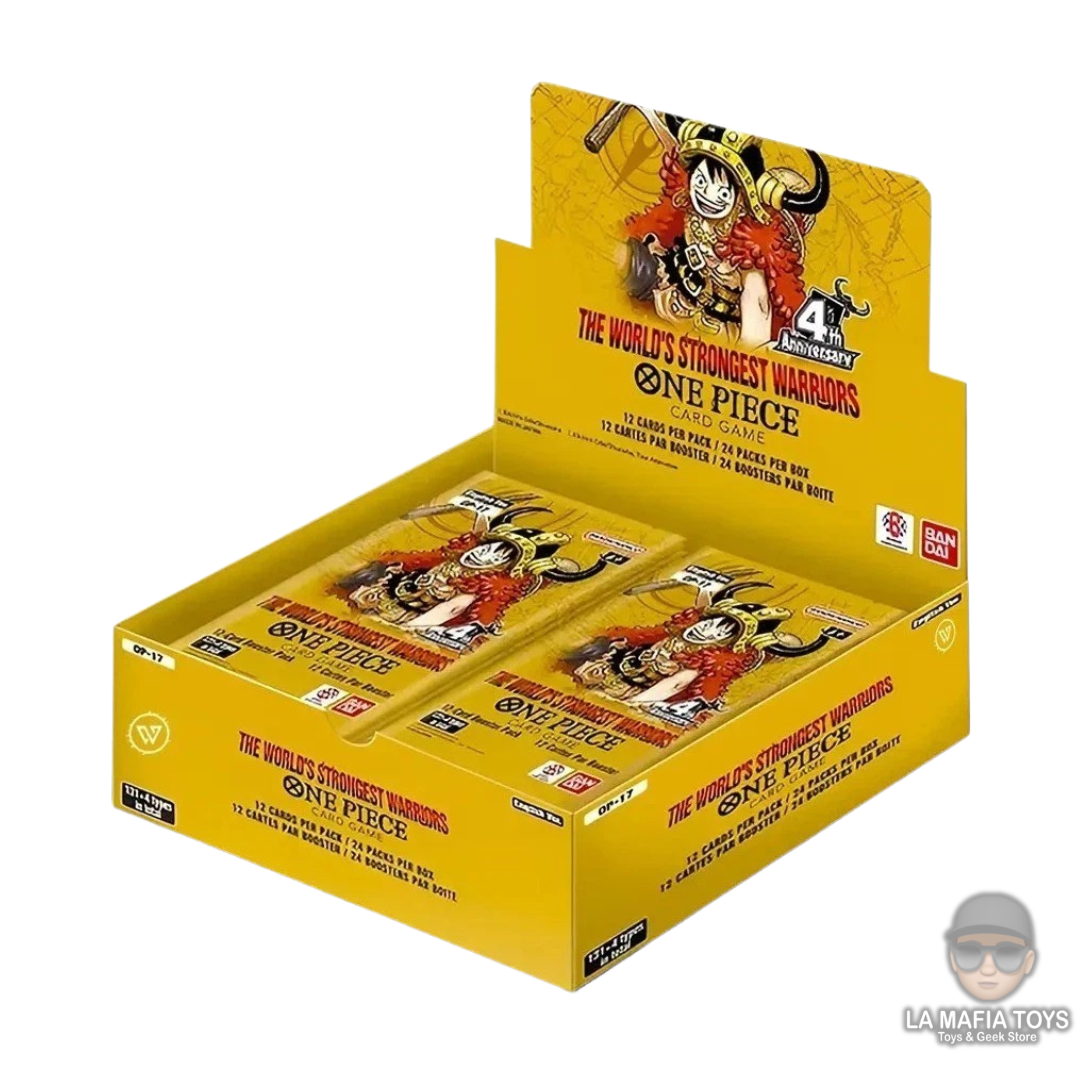 One Piece The World's Strongest Warriors OP 17 Booster Display