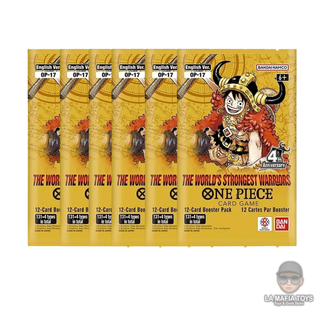 One Piece The World's Strongest Warriors OP 17 Booster Display