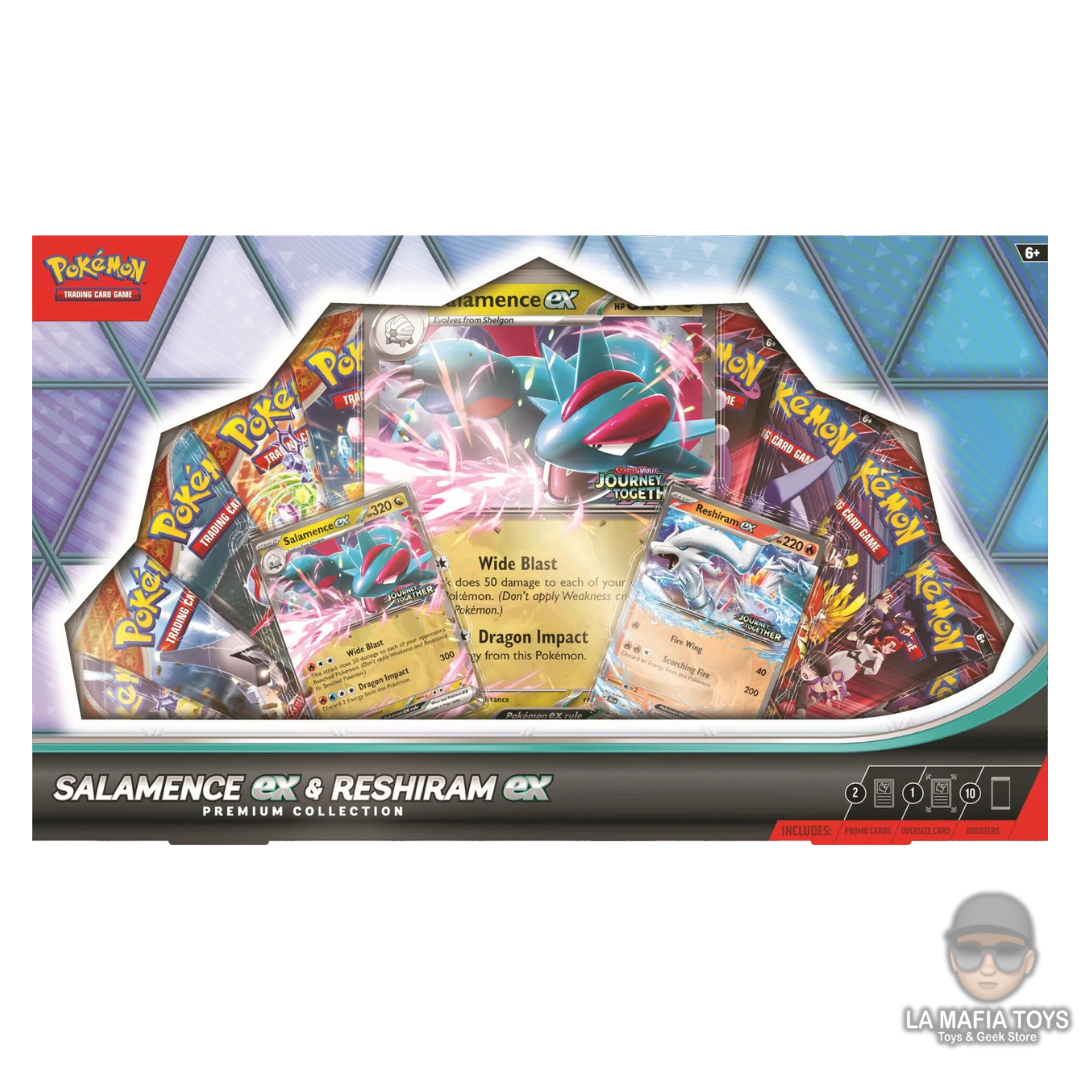 Pokemon TCG Salamence EX & Reshiram EX Premium Collection