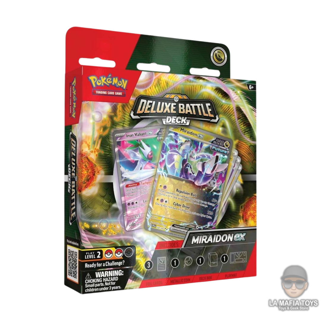 Pokemon Tcg Miraidon ex Deluxe Battle Deck Ingles