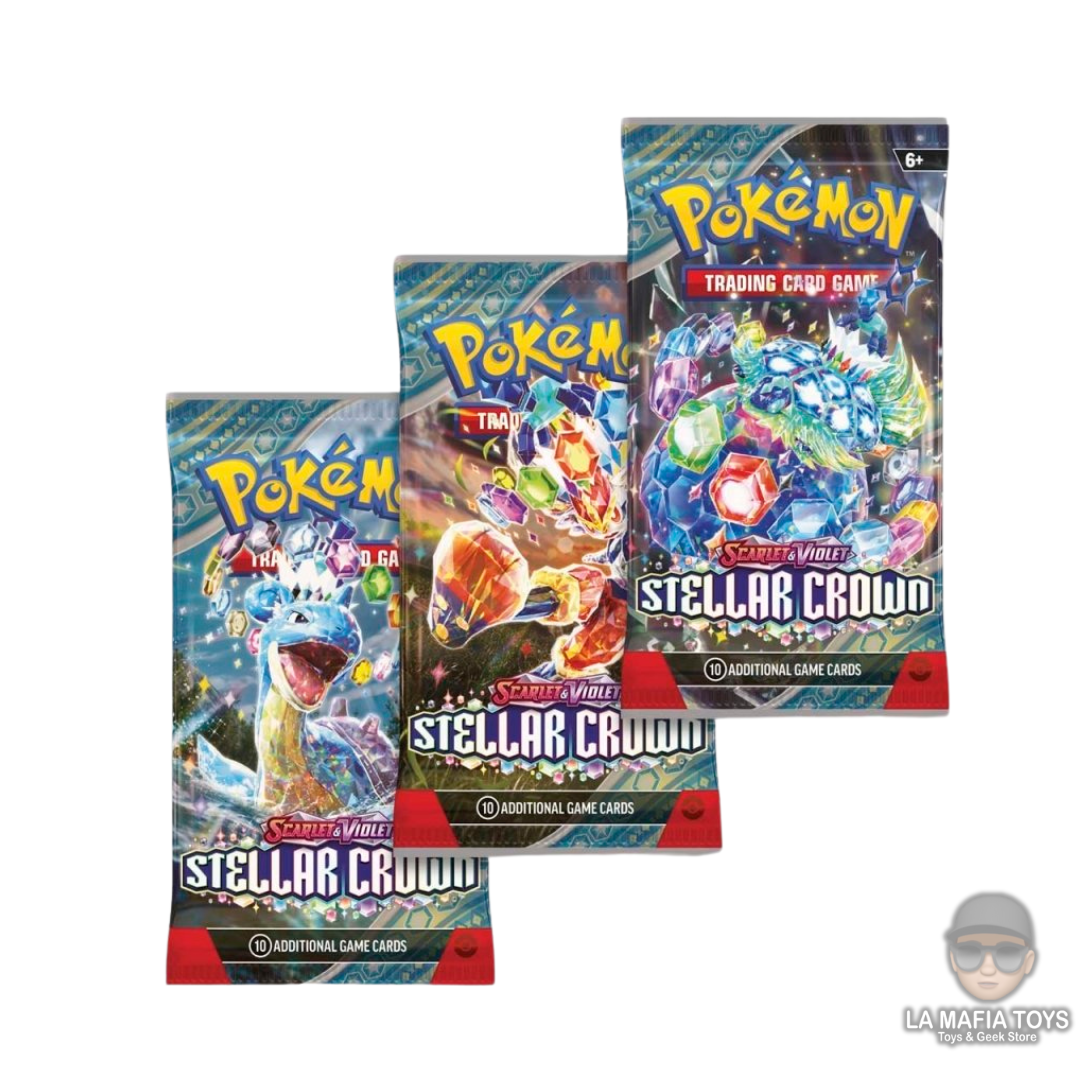 Pokemon Tcg Stellar Crown 3 Booster Blister Latias Promo Card Ingles