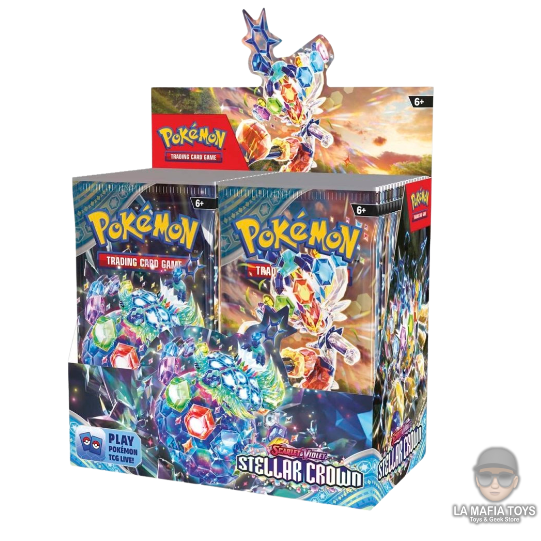 Pokemon Tcg Scarlet & Violet Stellar Crown Booster Display (36 sobres) Ingles