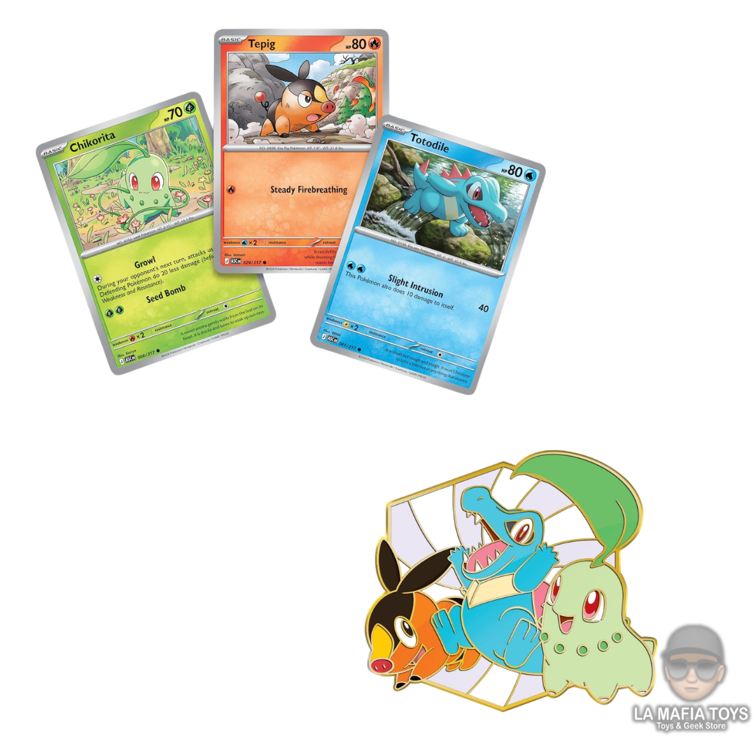 Pokemon Tcg Ascended Heroes First Partners DLX Pin Collection Español