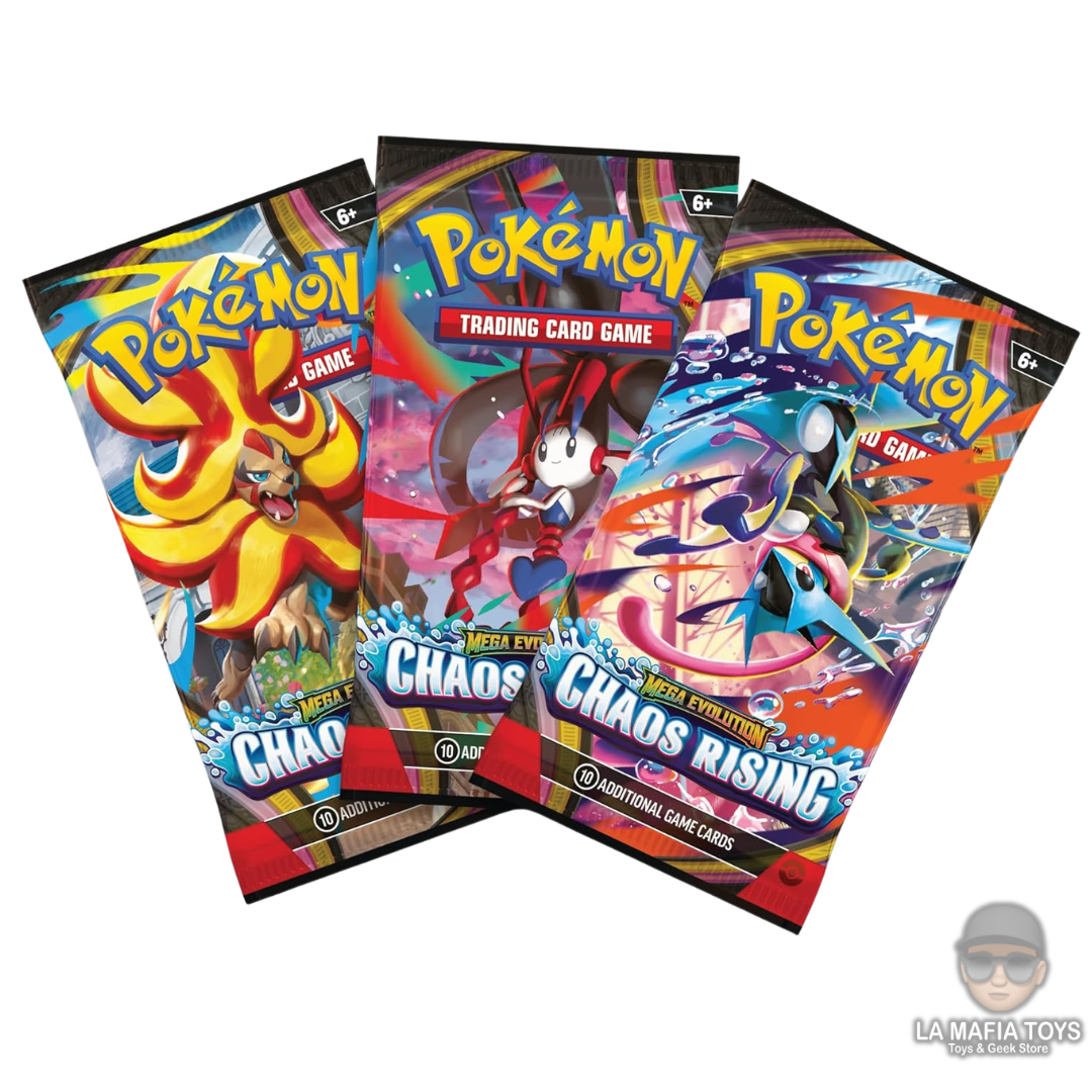 Pokemon Tcg Chaos Rising Three Booster Display Ingles