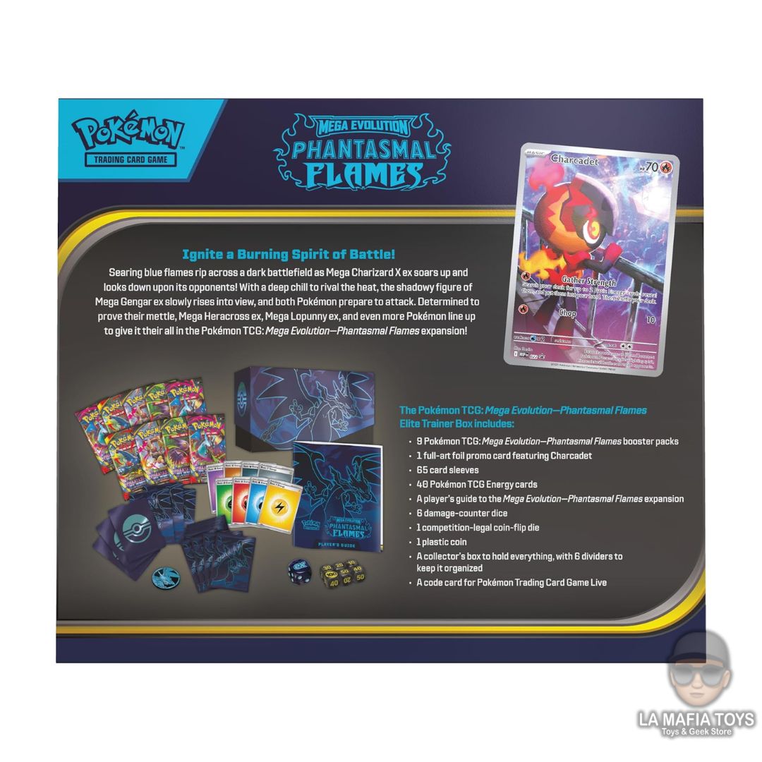 Pokemon Tcg Phantasmal Flames ETB Ingles