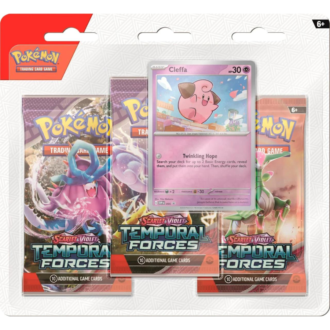 Pokemon TCG Scarlet Violet Temporal Force Blister 3 pack