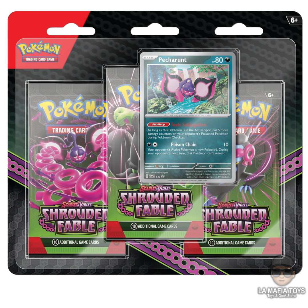 Pokemon Tcg Scarlet & Violet shrouded Fable Booster Blister Pecharunt Ingles