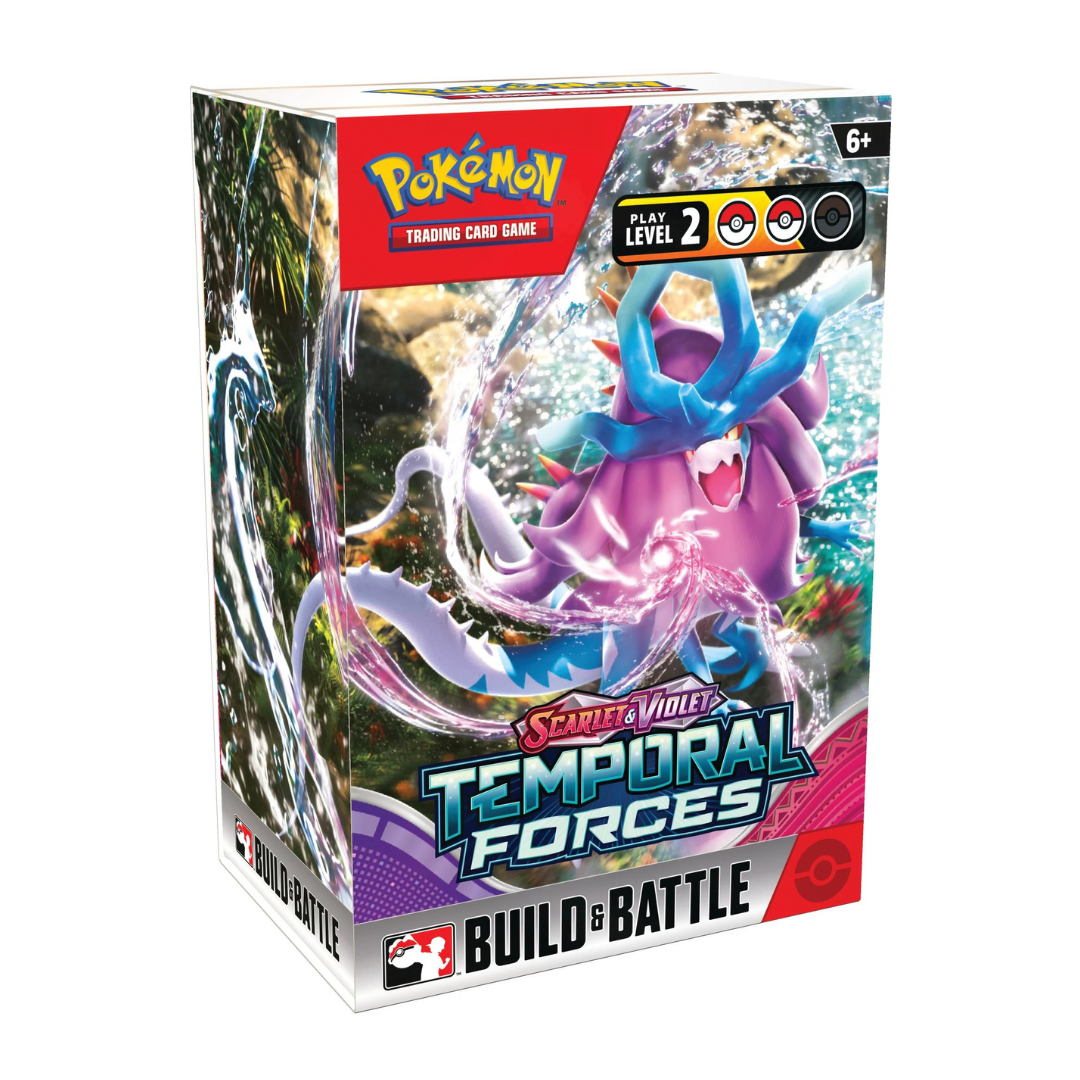 Pokemon TCG Scarlet & Violet Temporal Forces Build & Battle Box Ingles