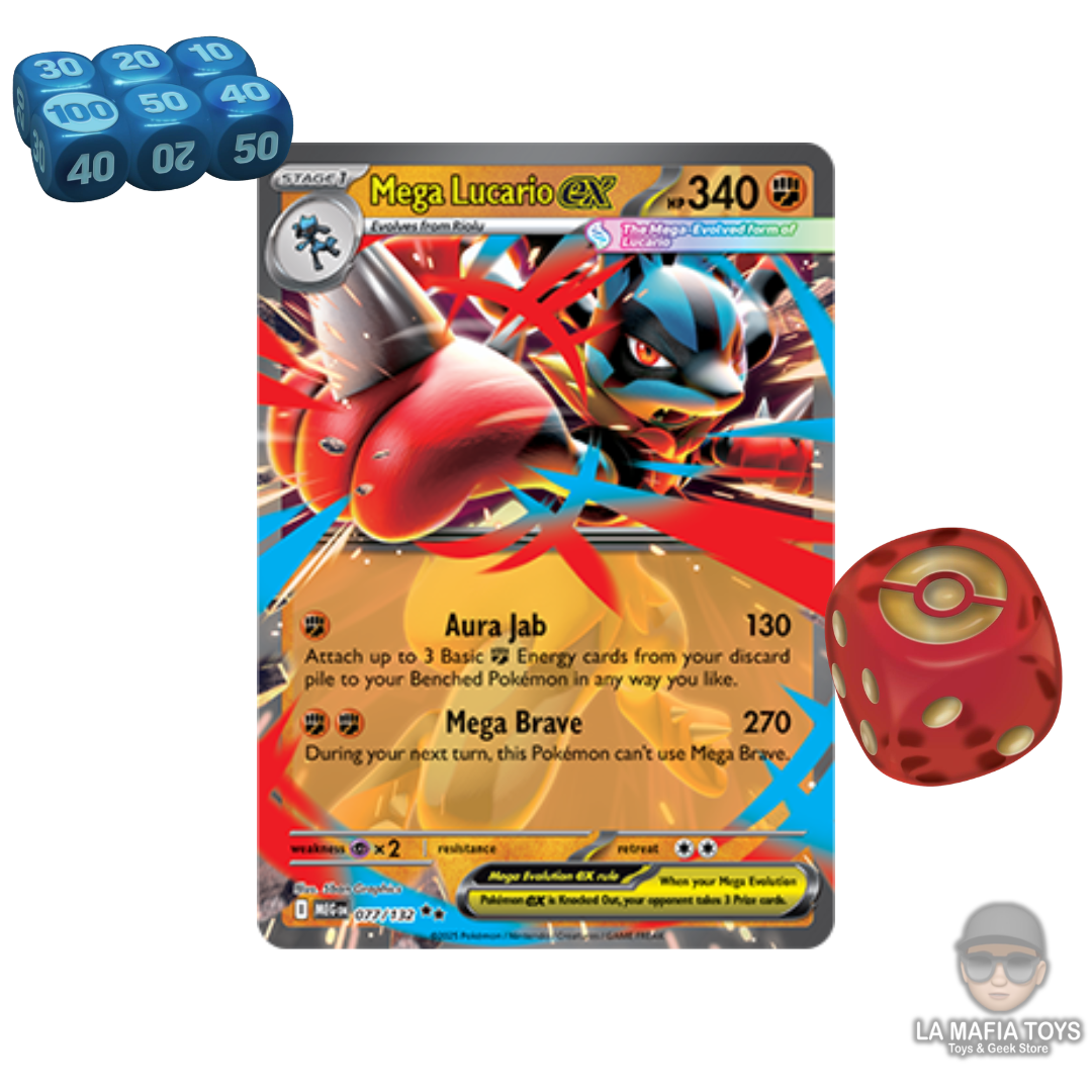Pokemon Tcg Mega Lucario Ex Battle Deck ESPAÑOL