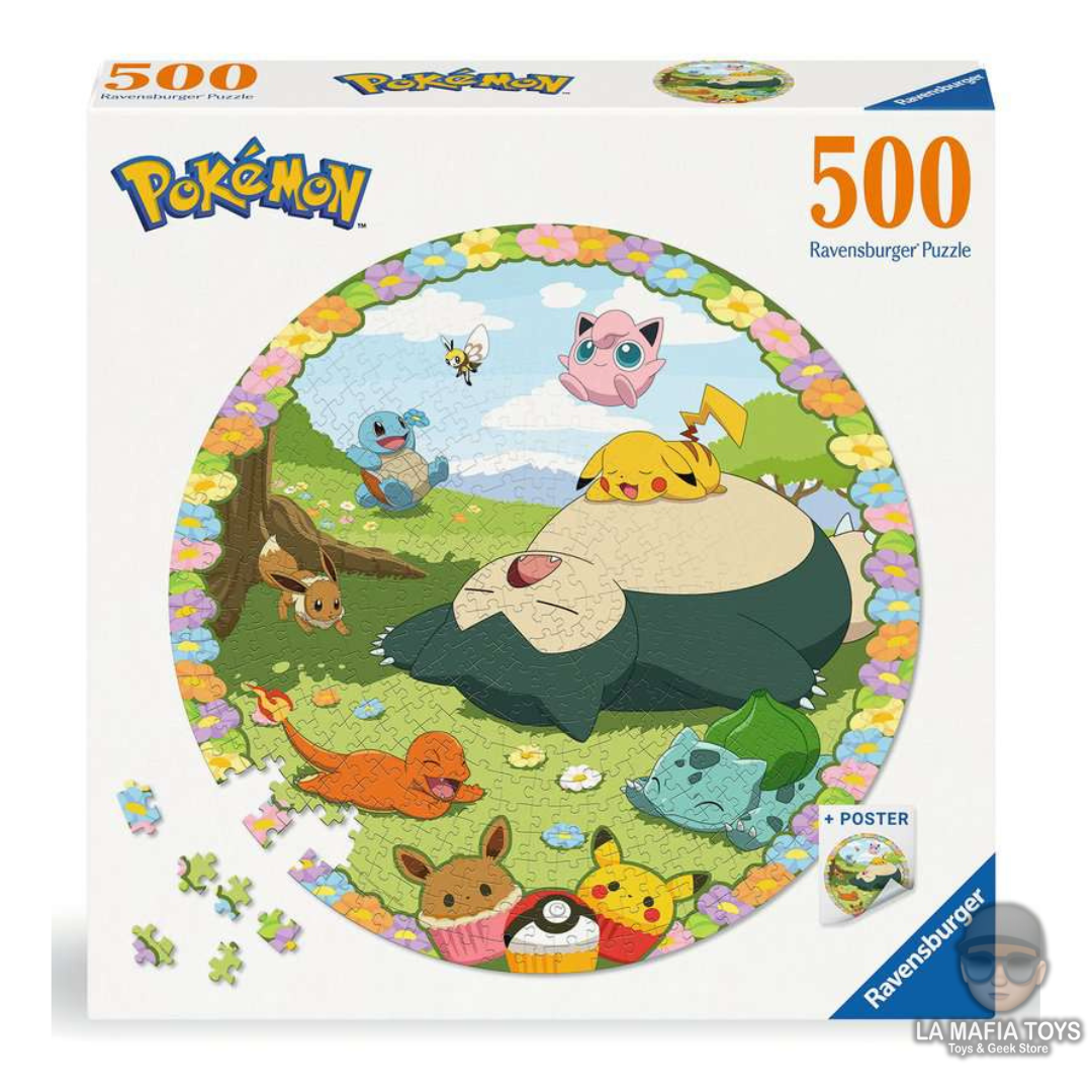 Puzzle Pokemon Snorlax Round 500 PZ