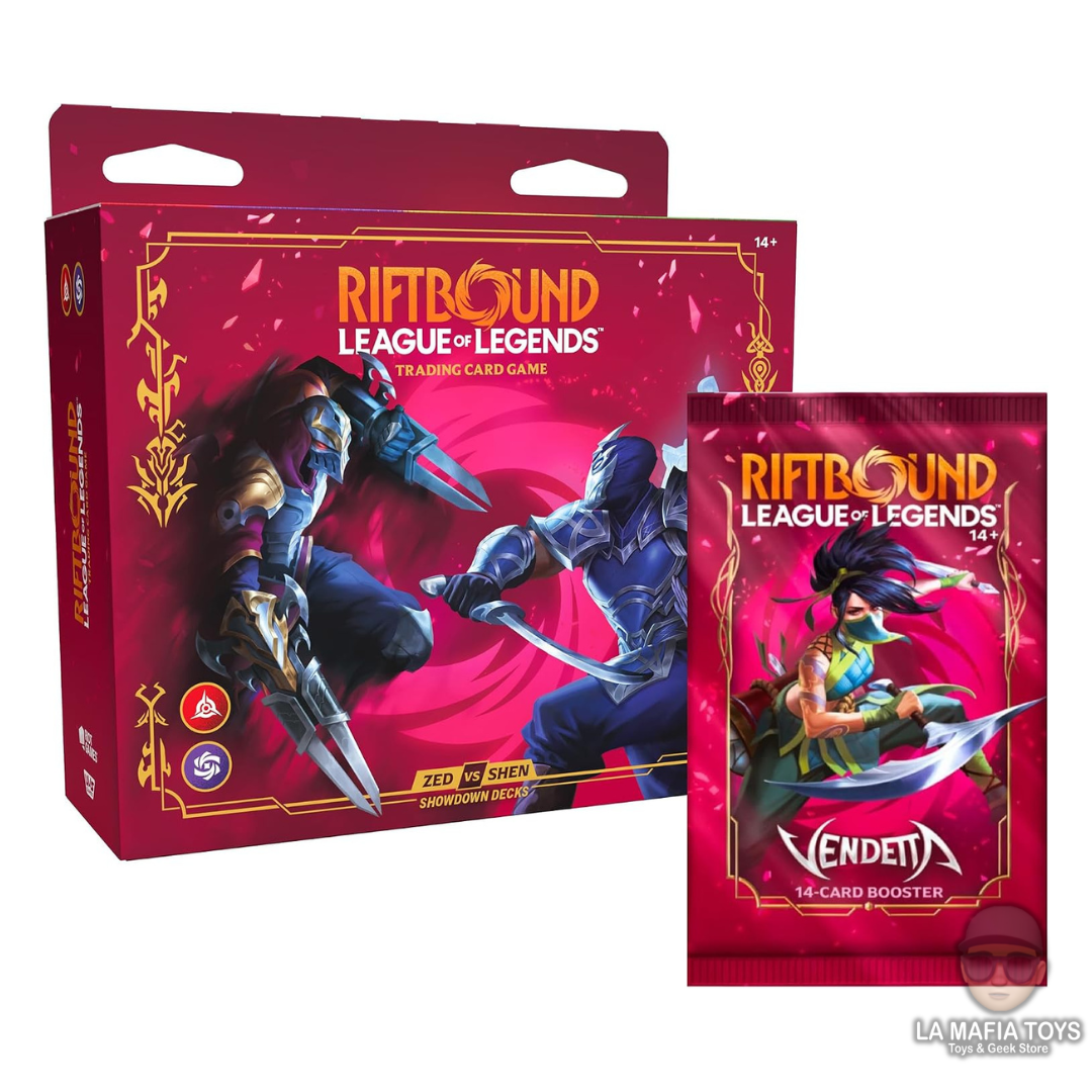 Riftbound TCG Vendetta Showdown Zed vs Shen Decks