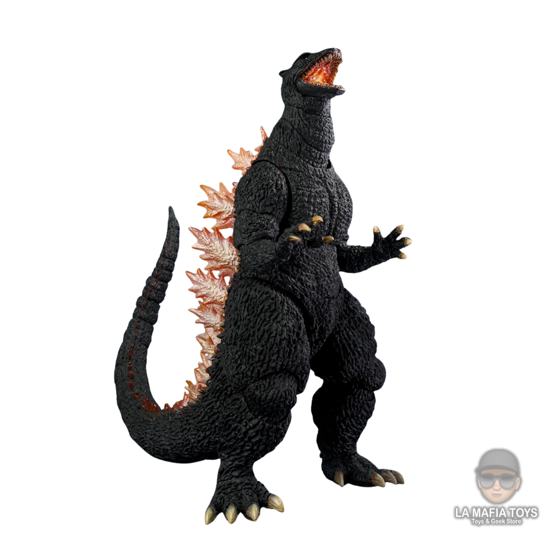 S.H. MonsterArts Godzilla 2004 Heat Ray Ver. Vs New Gotengo