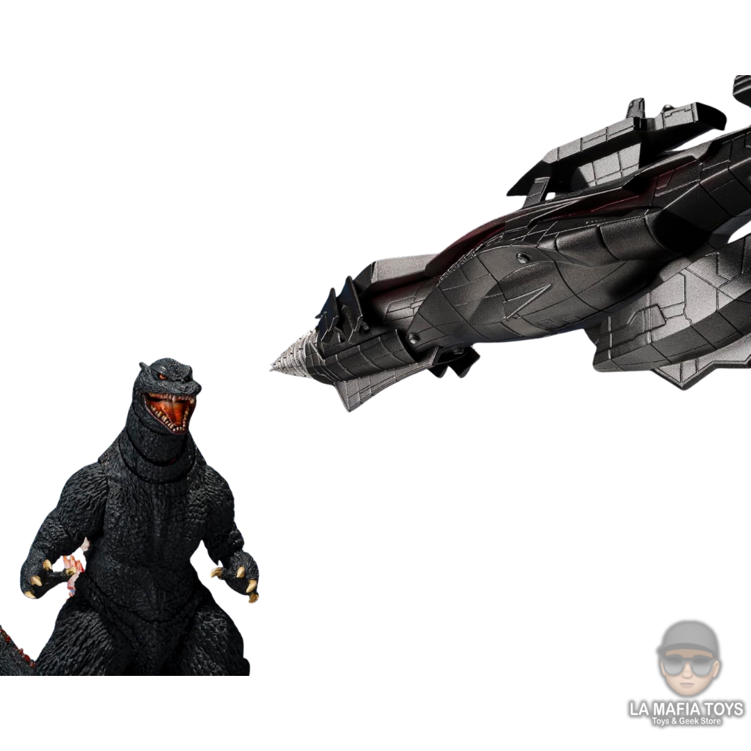 S.H. MonsterArts Godzilla 2004 Heat Ray Ver. Vs New Gotengo
