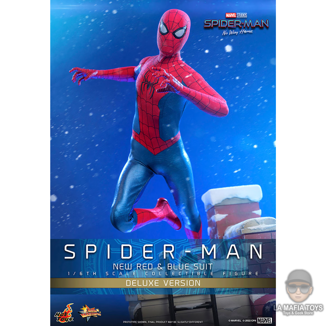 Hot Toys Marvel Spider Man New Red And Blue Suit Deluxe Version