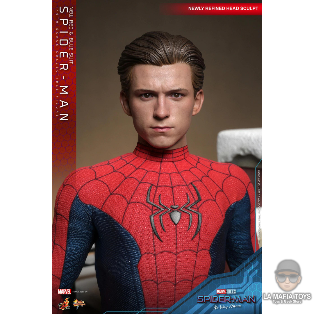 Hot Toys Marvel Spider Man New Red And Blue Suit Deluxe Version