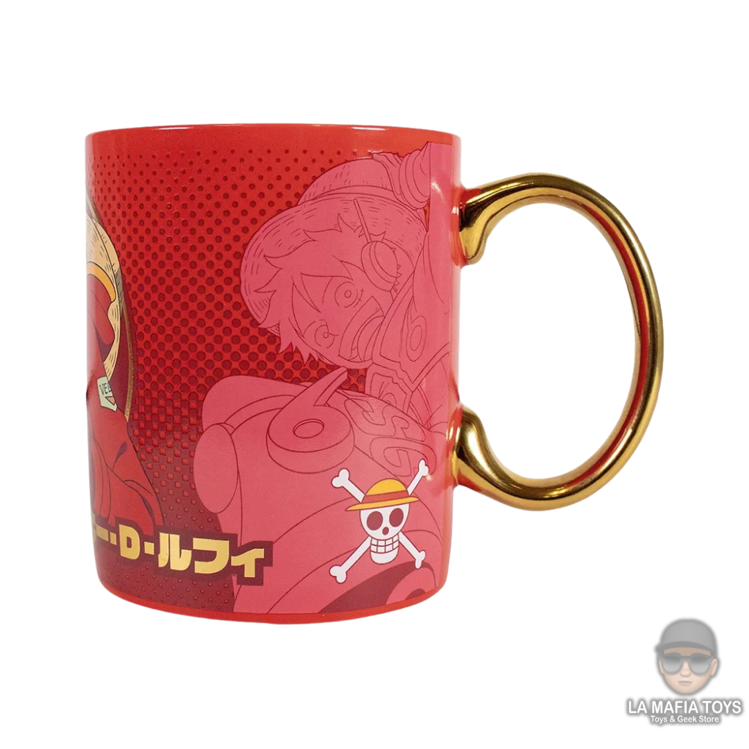 Tazas One Piece Luffy / Nami Set 330ML