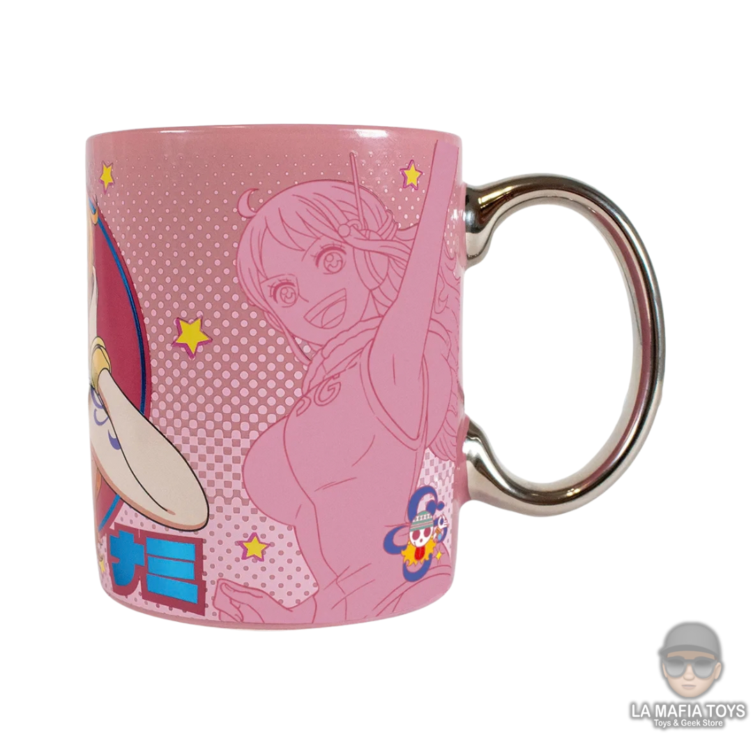 Tazas One Piece Luffy / Nami Set 330ML