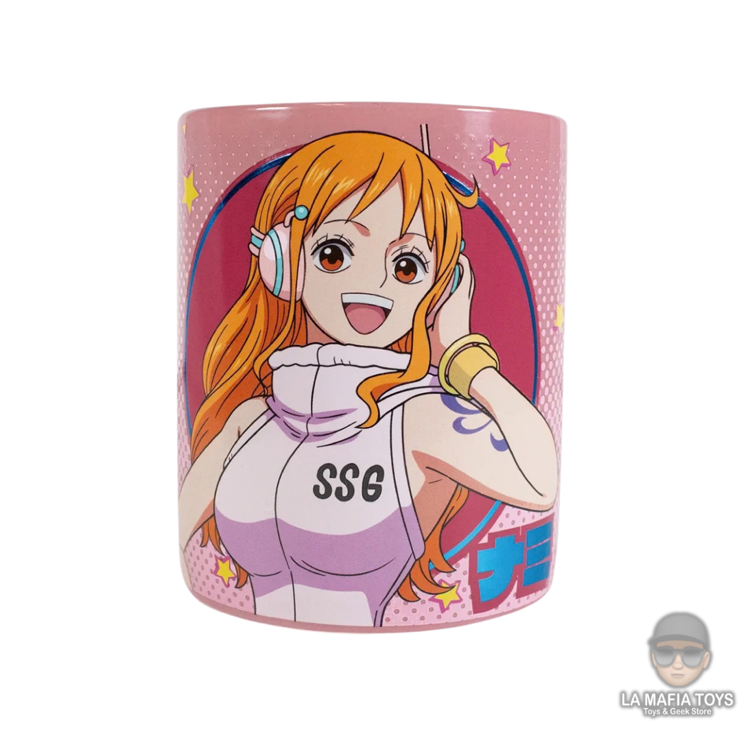 Tazas One Piece Luffy / Nami Set 330ML