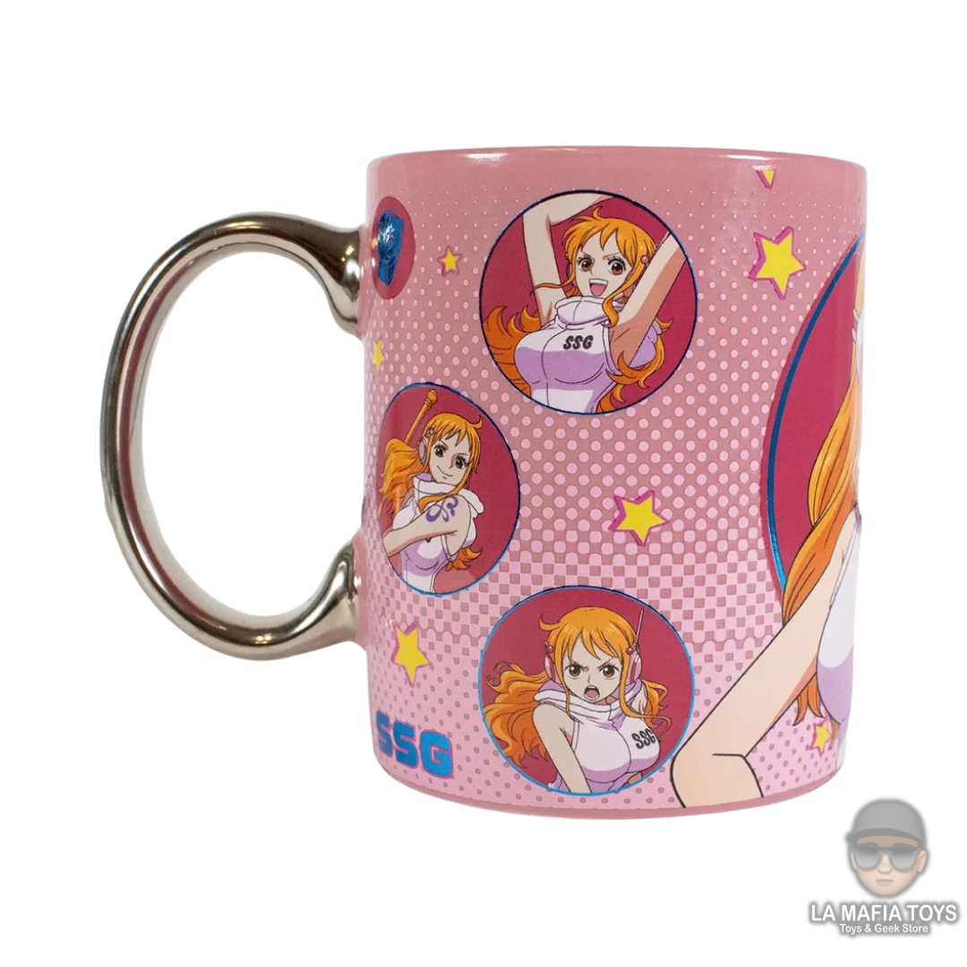 Tazas One Piece Luffy / Nami Set 330ML