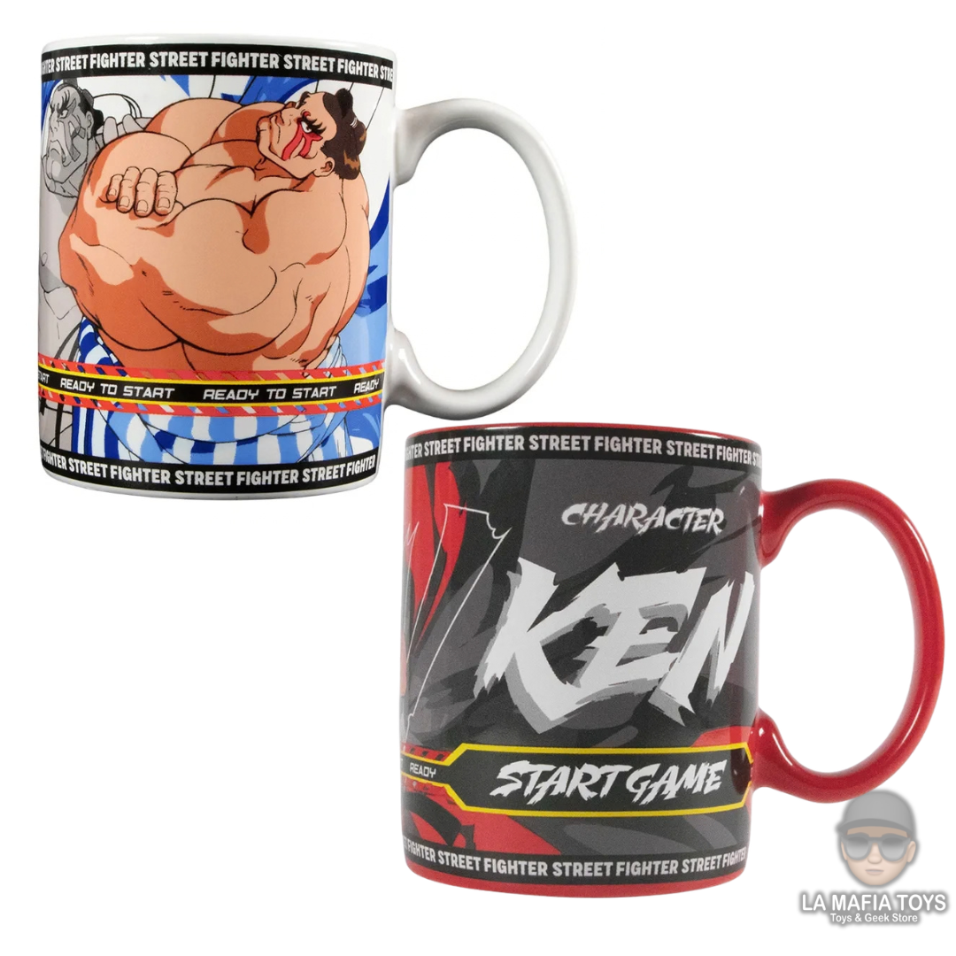 Tazas Street Fighter Ken Vs Honda 330ML