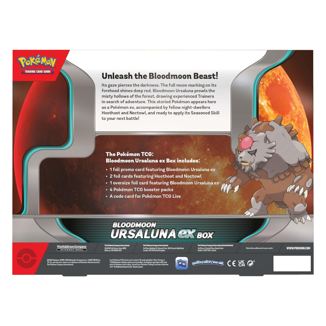 Pokemon Bloodmoon Ursaluna Ex Box